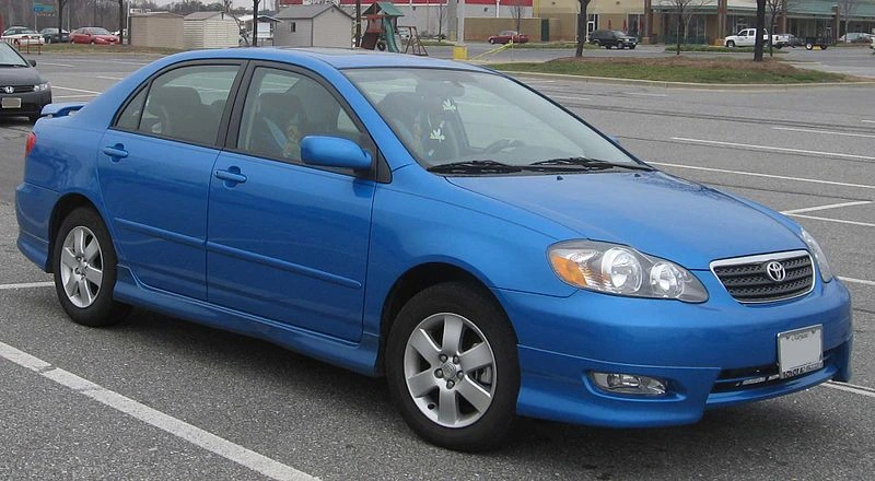 مشخصات فنی تویوتا کرولا نسل نهم Toyota corolla E120,E130